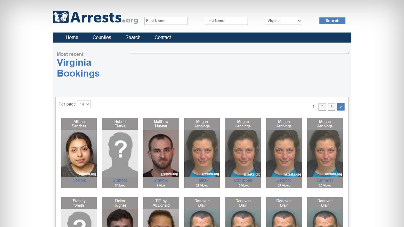 Virginia Arrests and Inmate Search